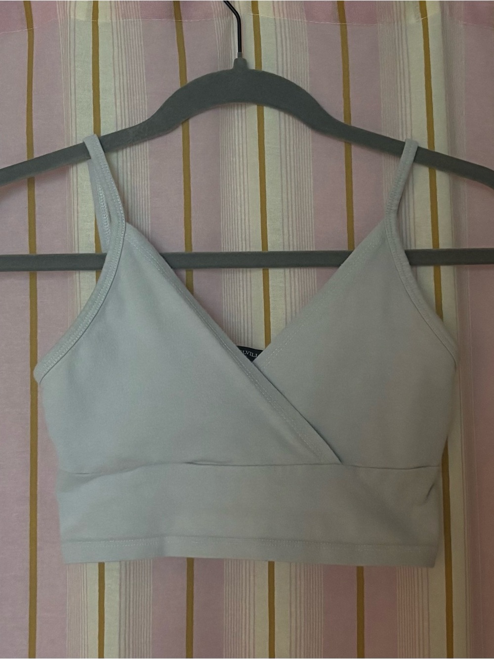 Brandy Melville Light Blue Wrap Bralette
